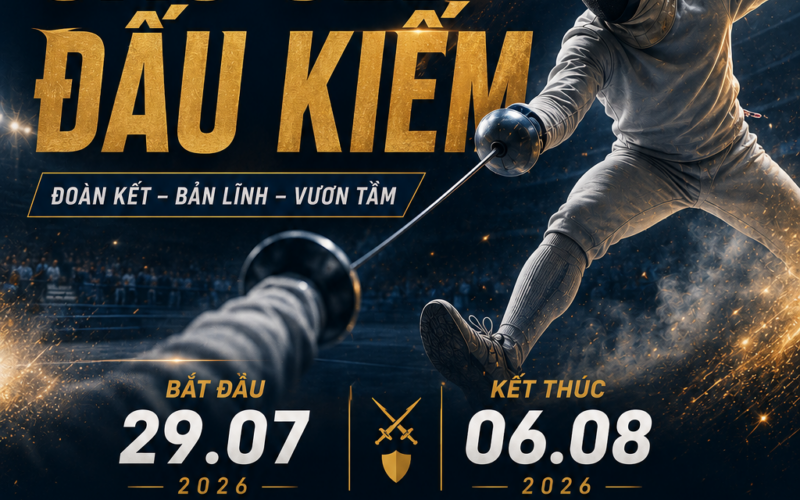 GIẢI VÔ ĐỊCH CÁC CLB ĐẤU KIẾM 2026