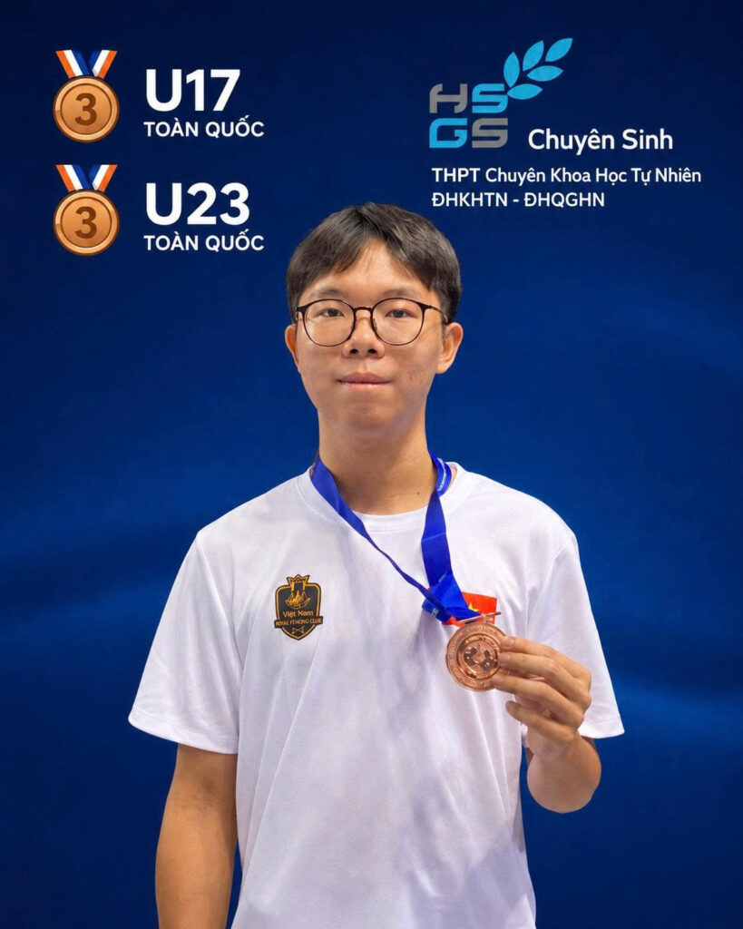 THPT Chuyên KHTN (HSGS) — HCĐ U17 & U23 toàn quốc